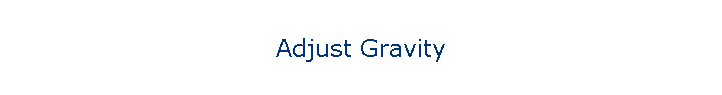 Adjust Gravity