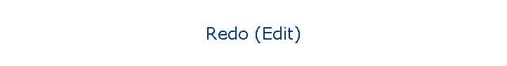 Redo (Edit)