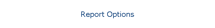 Report Options