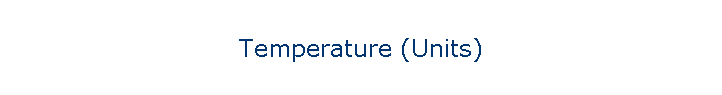 Temperature (Units)